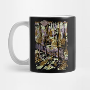 Abstract Forest Painting - Mistery Art Mug